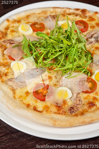 Image of meat pizza
