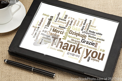 Image of thank you in different languages