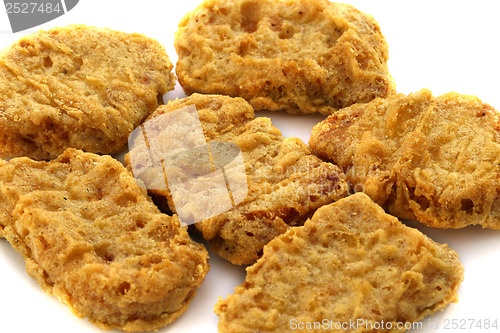 Image of Pieces of chicken in batter