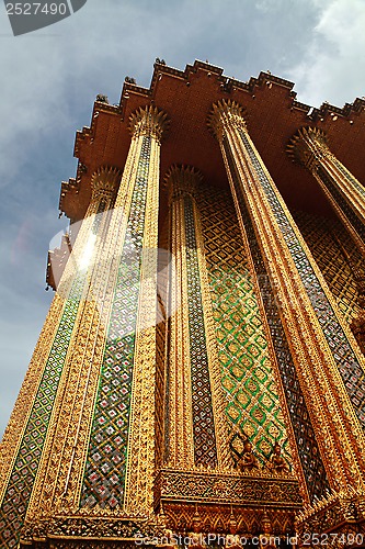 Image of closeup of Buddhist temple