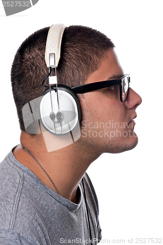 Image of Teen Listening to Music