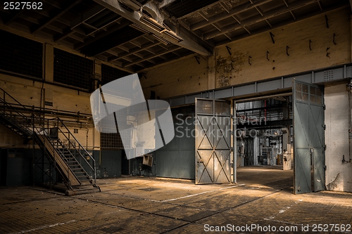 Image of Industrial interior of an old factory