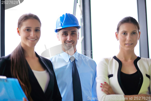 Image of business people group in a meeting at office