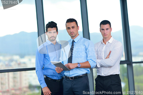 Image of business people group in a meeting at office