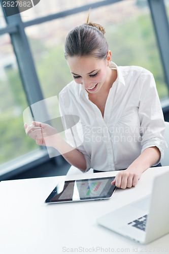 Image of business woman at  office