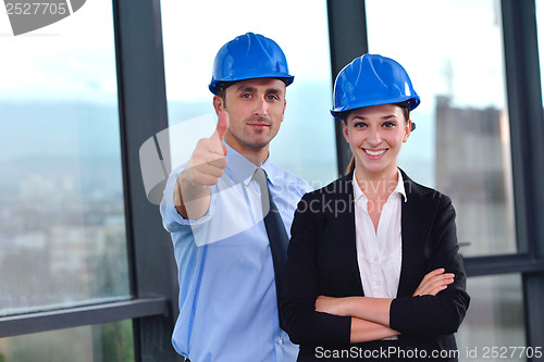 Image of business people group in a meeting at office