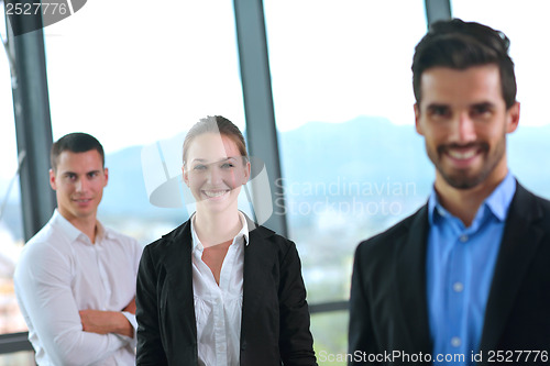 Image of business people group in a meeting at office