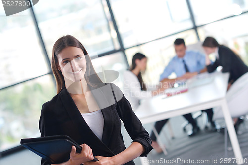 Image of business people group in a meeting at office