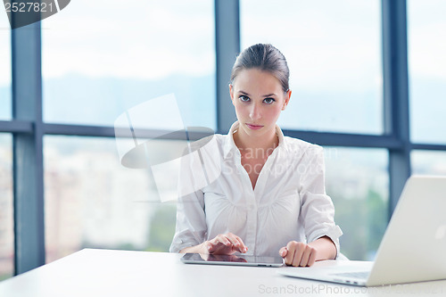 Image of business woman at  office