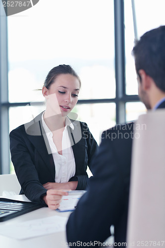 Image of business people group in a meeting at office