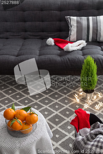 Image of Interior with Christmas decorations