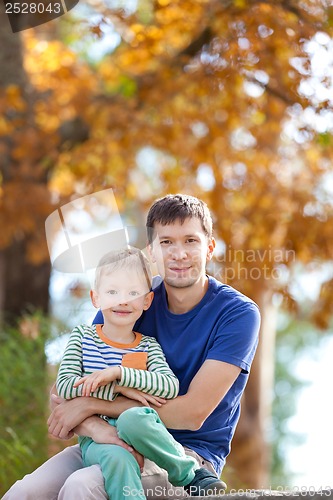 Image of family at fall