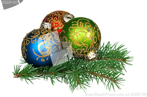 Image of Christmas baubles