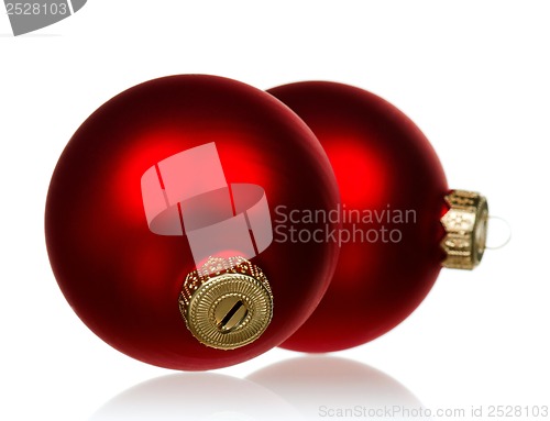 Image of Red baubles