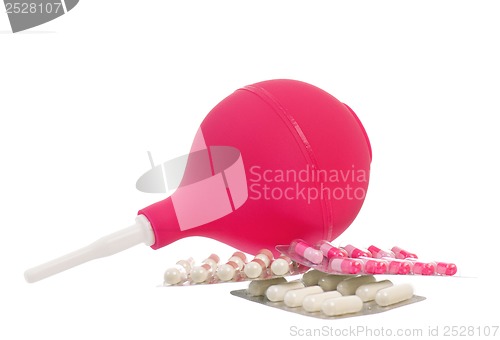 Image of Medical pink enema