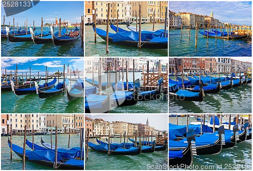 Image of Gondolas in Venice