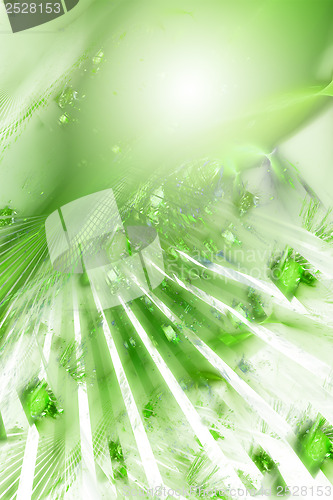 Image of green abstract graphic