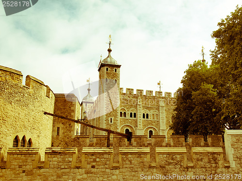 Image of Retro looking Tower of London