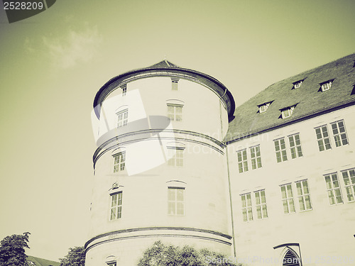 Image of Vintage sepia Altes Schloss (Old Castle), Stuttgart