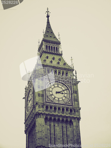 Image of Vintage sepia Big Ben