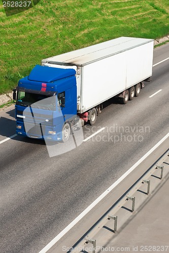 Image of Truck on highway