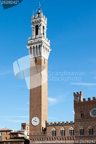 Image of Tower in Siena Italy