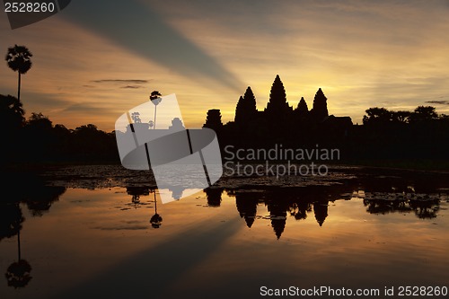 Image of Angkor Wat at  sunrise