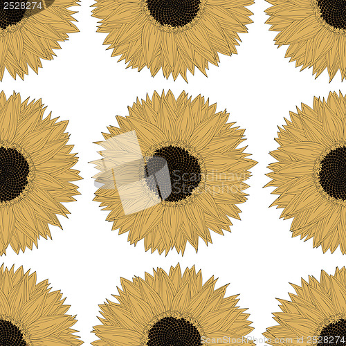 Image of Sunflower pattern design