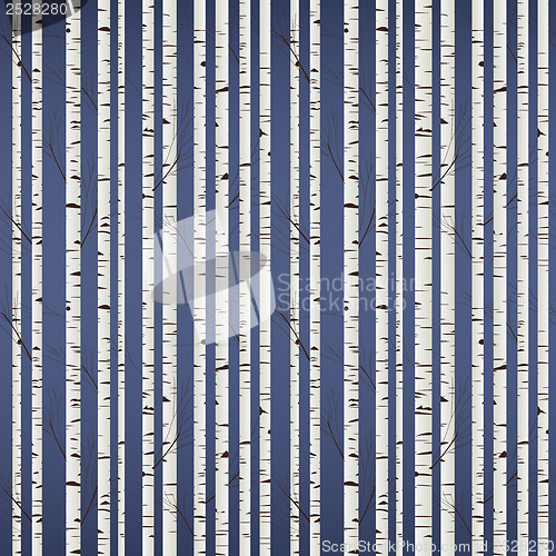 Image of Birch wood pattern