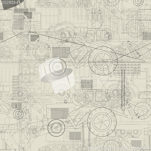 Image of Industrial vehicles pattern