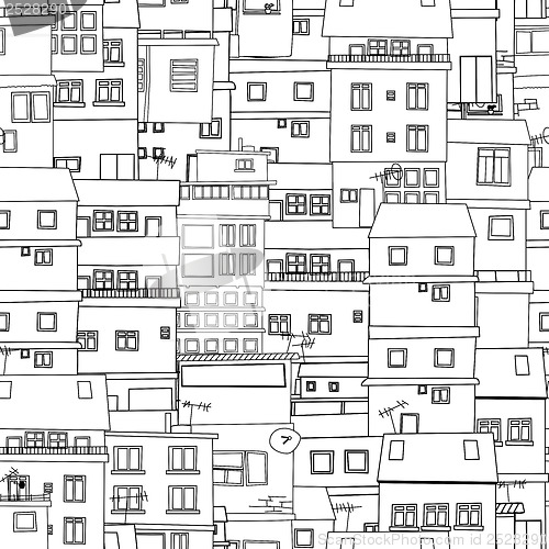 Image of Seamless city sketch