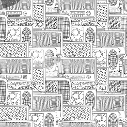 Image of Seamless radio pattern