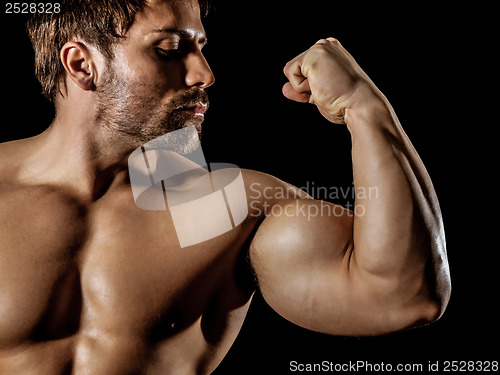 Image of bodybuilding man