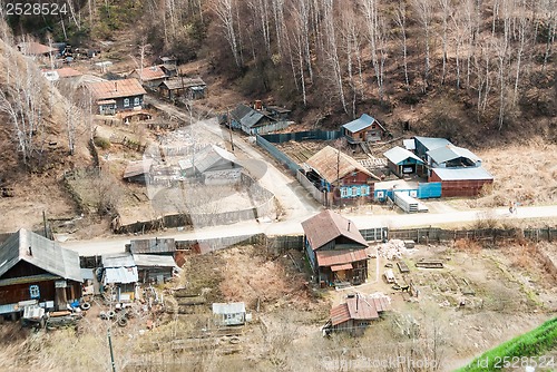 Image of old part of tobolsk town, Russia