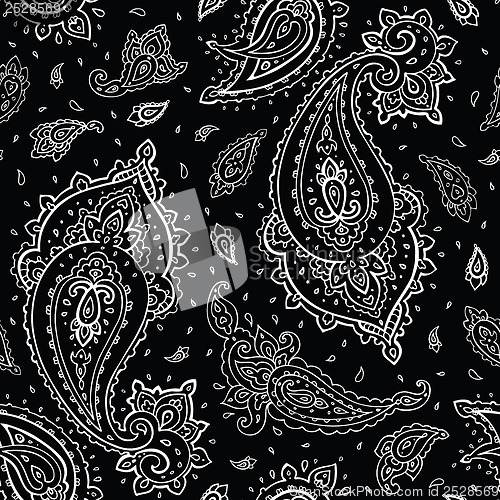 Image of Seamless Paisley background.