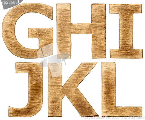 Image of Wooden alphabet