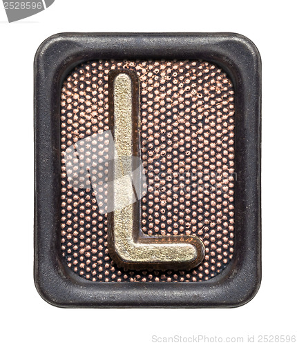 Image of Button alphabet