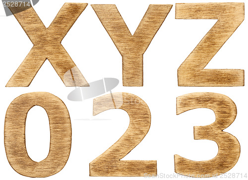 Image of Wooden alphabet