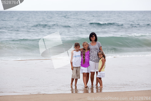 Image of Family on the beach