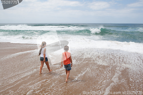 Image of Children on the beach