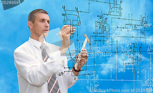 Image of Engineering construction designing 