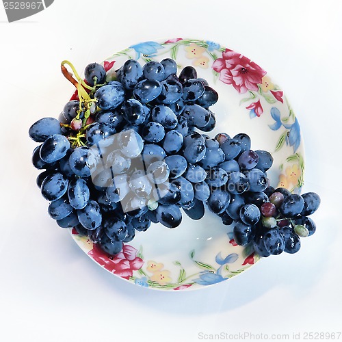 Image of Grapes on plate