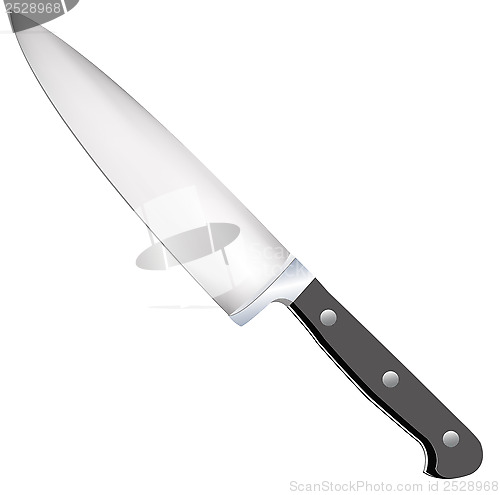 Image of Knife on a white background