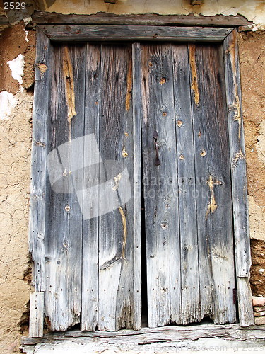 Image of Really old door. Fikardou. Cyprus