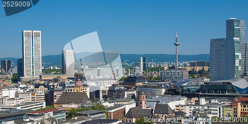 Image of Aerial view of Frankfurt - panorama