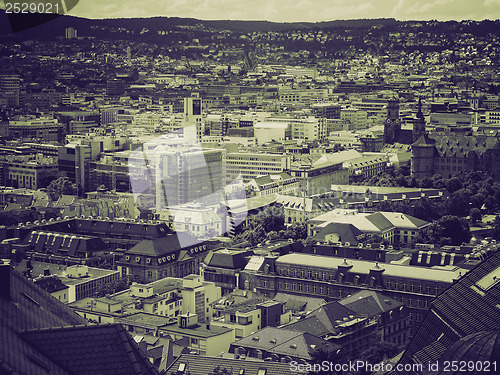 Image of Vintage sepia Stuttgart, Germany