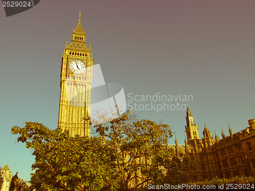 Image of Retro looking Big Ben