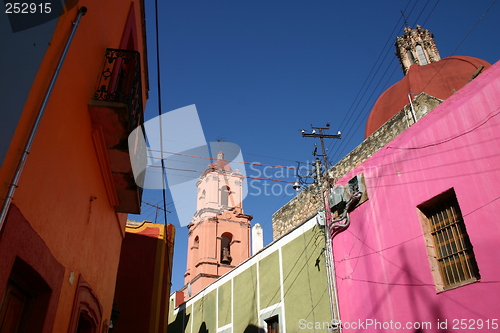 Image of Colonial buildings in Guanajuato, Mexico