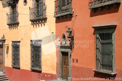 Image of Colonial street in San Miguel de Allende, Mexico