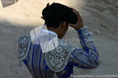 Image of Young bullfighter in San Miguel de Allende, Mexico